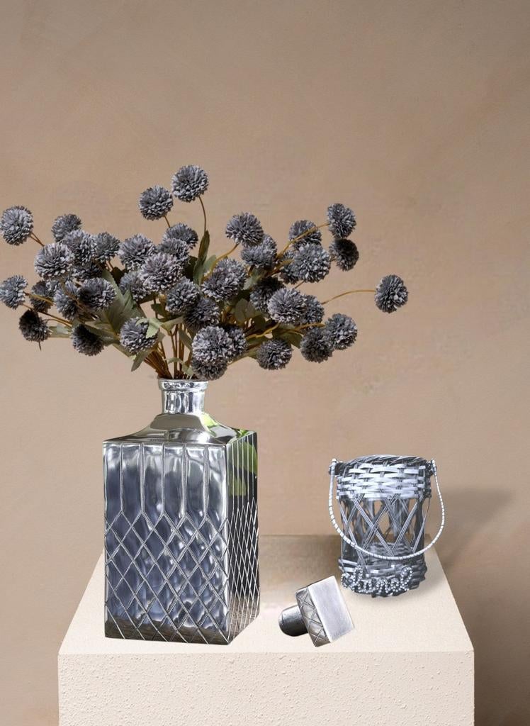 Rivièra maison hurricane zilver nickel / glass, Ophalen of Verzenden, Zo goed als nieuw