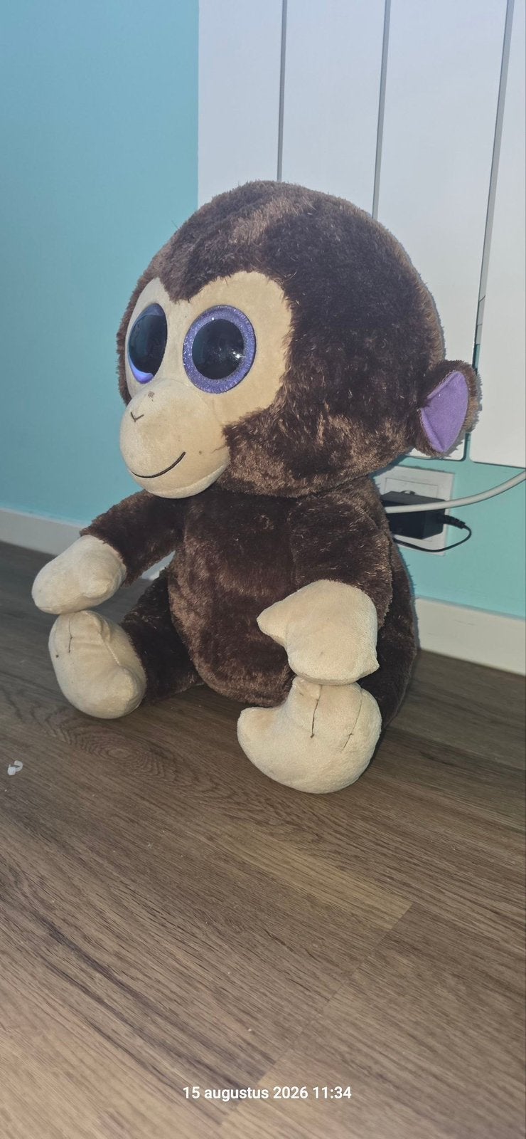 Ty beanie aap knuffel, Ophalen, Zo goed als nieuw, Bruin, Aap