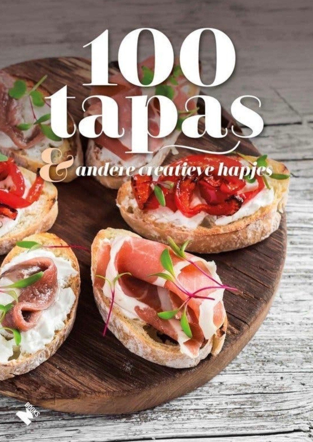 100 tapas & andere creatieve hapjes

Een menu van kleine ger, Verzenden, Zo goed als nieuw