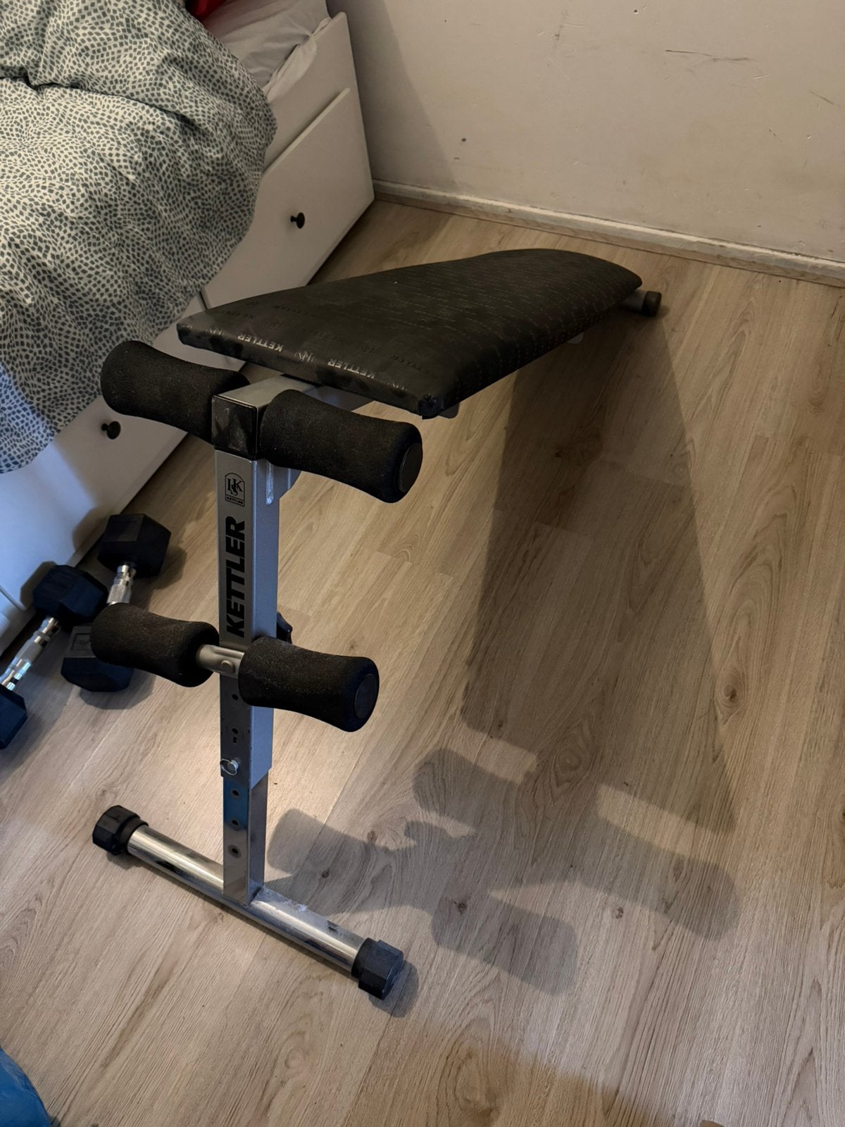 Kettler Fitnessbank / Buikspierbank, Ophalen, Gebruikt