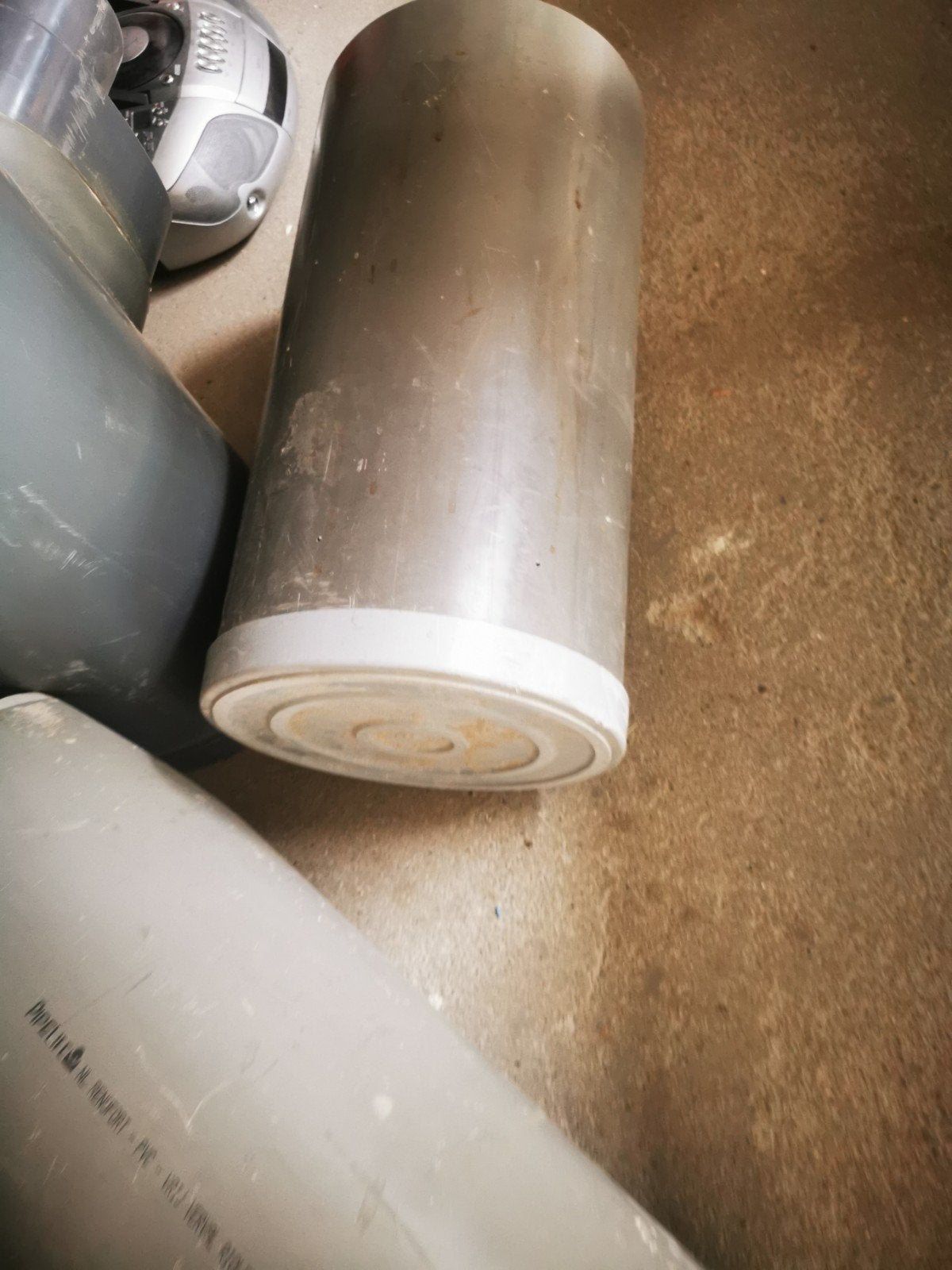 315 mm PVC buis twee stukken voor straatkolk put, Ophalen of Verzenden, Gebruikt