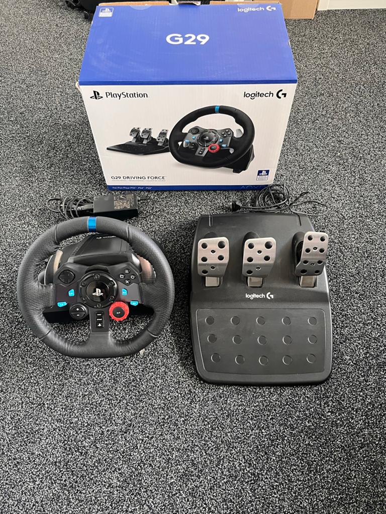 Logitech G29 Racestuur met Pedalen (PS5/PS4/PC), Computers en Software, Ophalen of Verzenden, Zo goed als nieuw