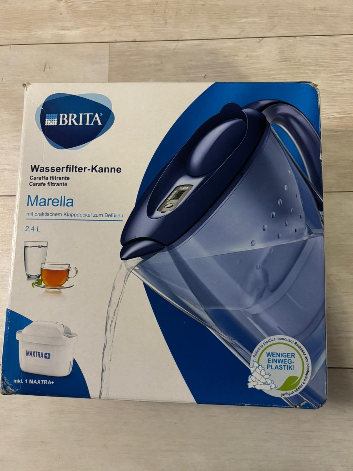 BRITA Marella Waterfilterkan 2.4L met MAXTRA+ filter, Ophalen