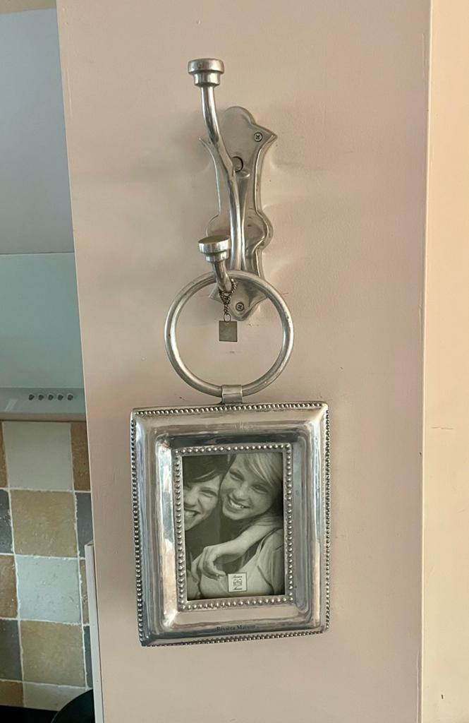 Riviera Maison fotolijst, Huis en Inrichting, Woonaccessoires | Overige, Ophalen of Verzenden, Metaal, Zilver, Gebruikt