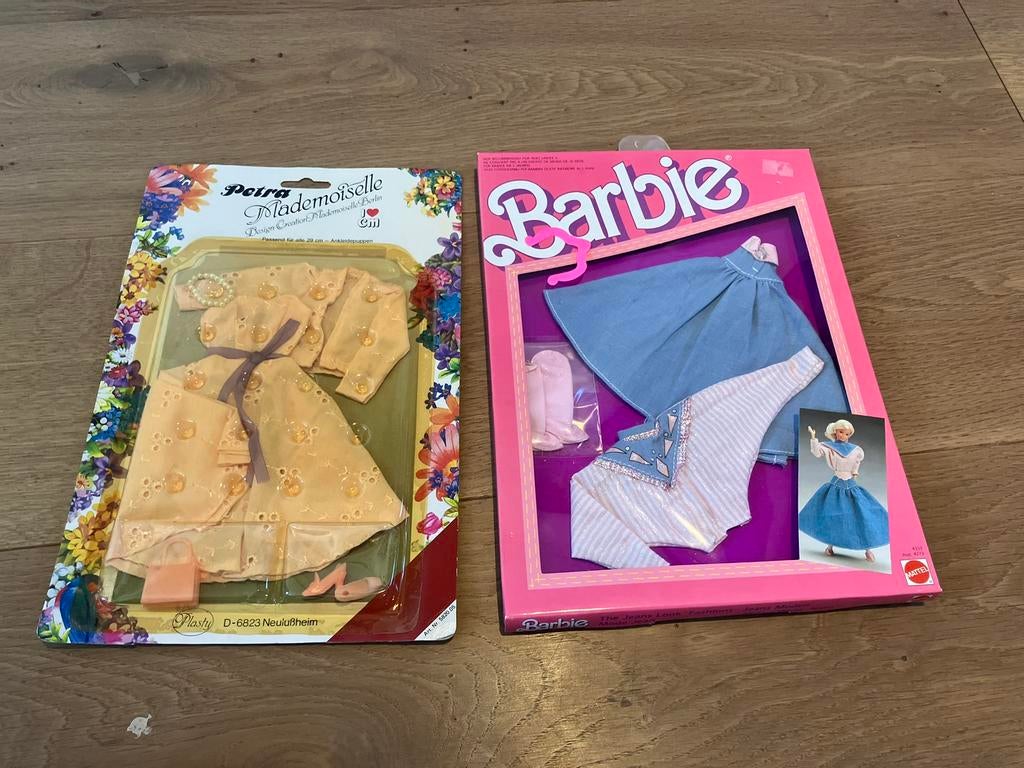 Autfit paar vintage barbie, Ophalen, Nieuw, Kleertjes