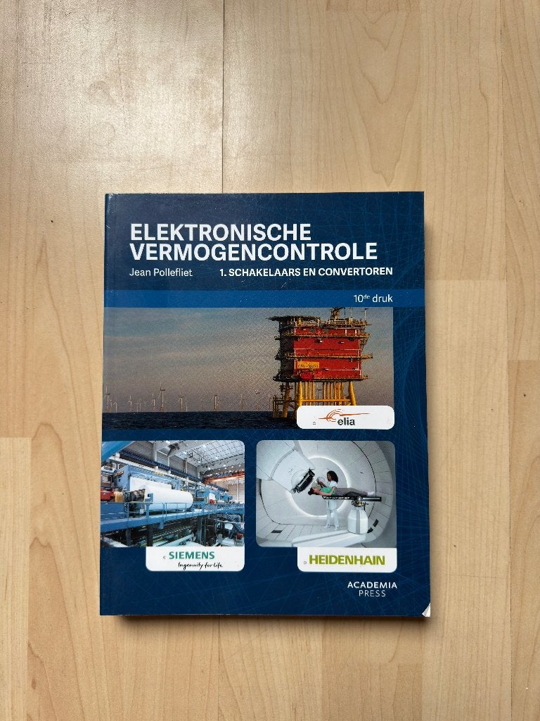 Elektronische Vermogenscontrole – Pollefliet, 10e druk, Zo goed als nieuw, Dr. Ing. Jean Pollefliet, Beta, HBO