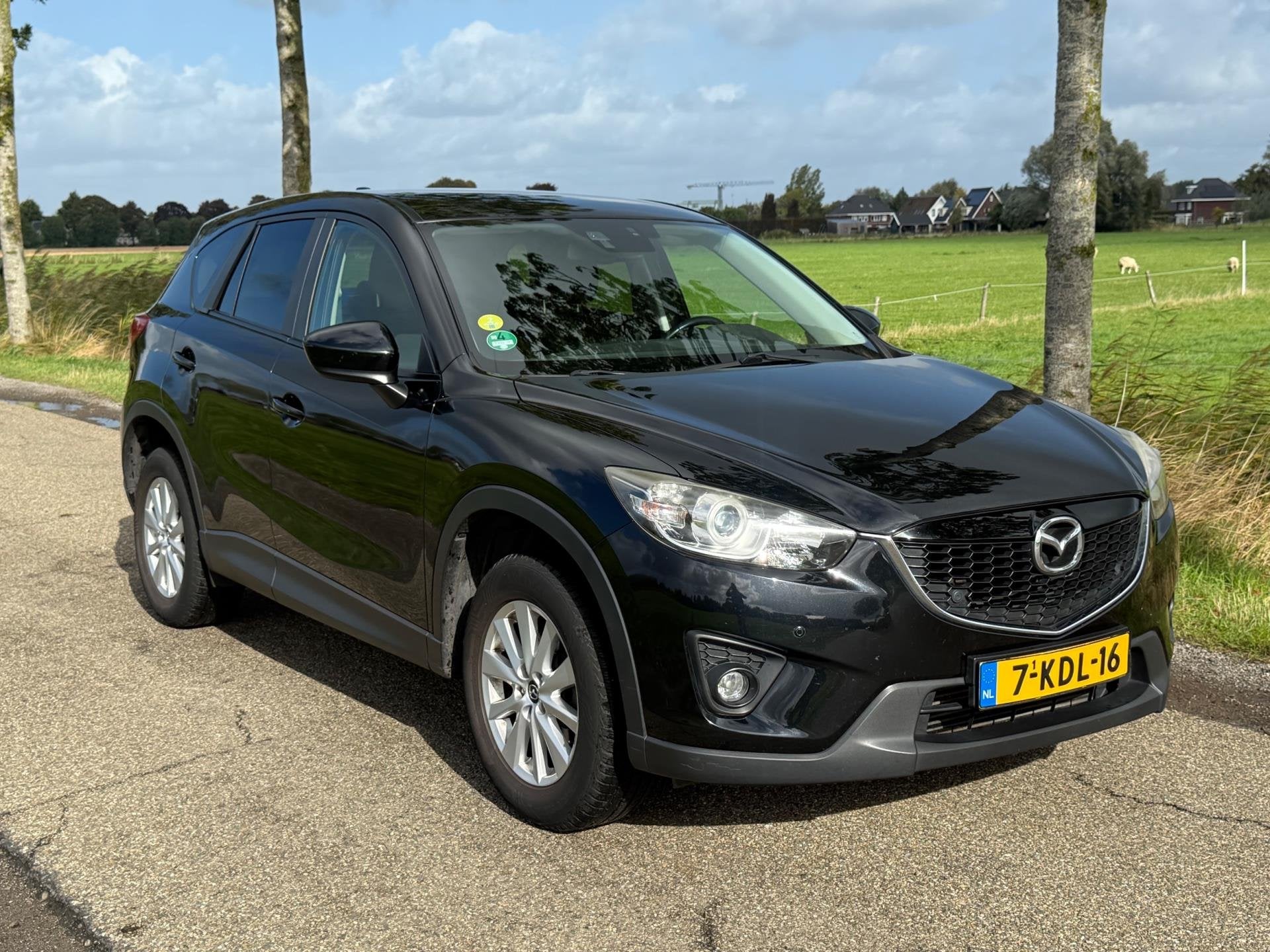 Mazda CX-5 2.2D TS+ 2WD AUT APK 05-2027 NAP Navi, Auto's, Stof, Gebruikt, 4 cilinders, 2191 cc