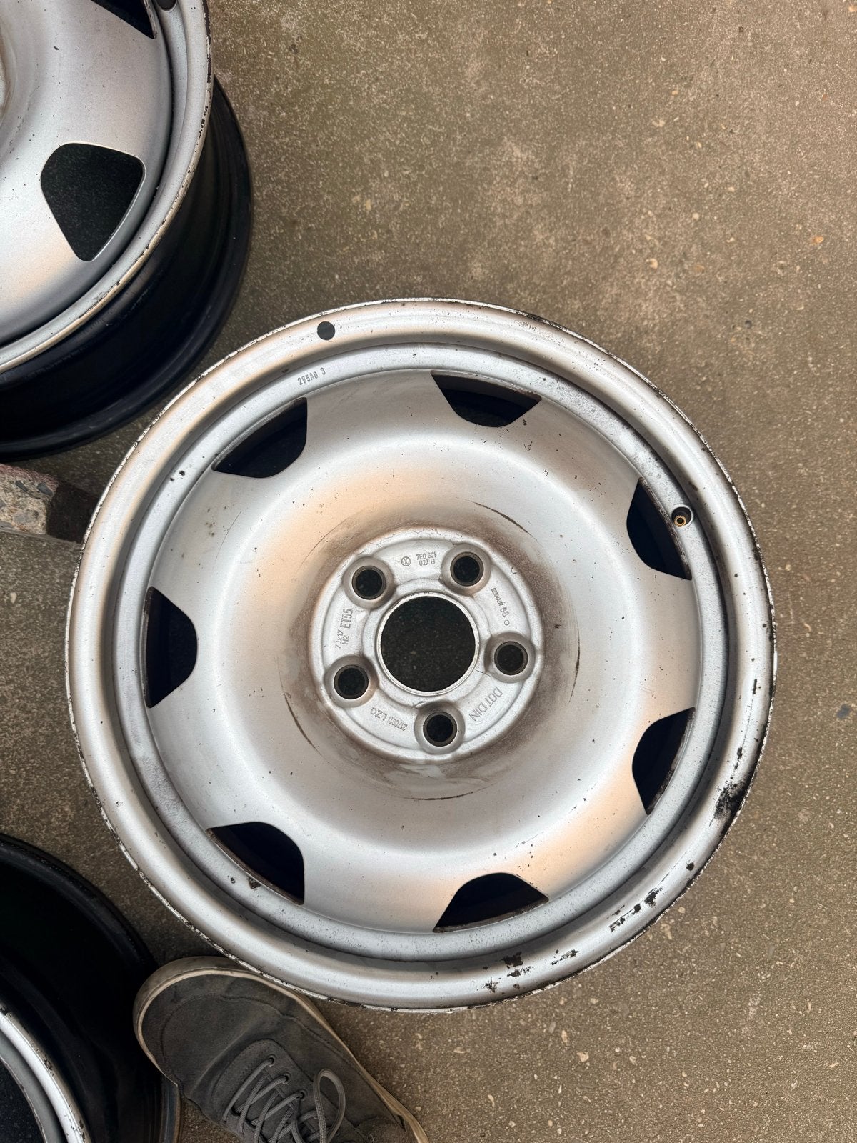 17 inch stalen velgen voor Volkswagen Transporter, Ophalen, Gebruikt