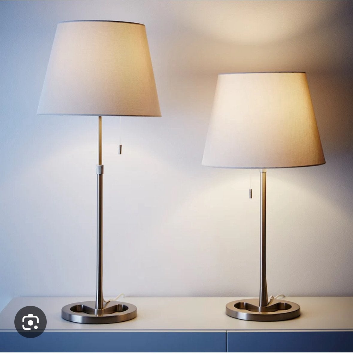 ZGAN tafellamp Nyfors van Ikea, Huis en Inrichting, Lampen | Tafellampen, Ophalen of Verzenden, Zo goed als nieuw, IKEA