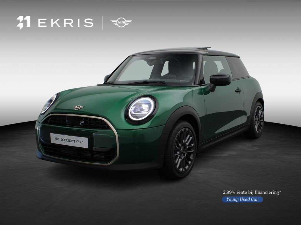 MINI Cooper C Favoured + M pakket + Getint Glas + Pano, Auto's, Mini, Euro 6, 156 pk, Met garantie (alle), 4 stoelen