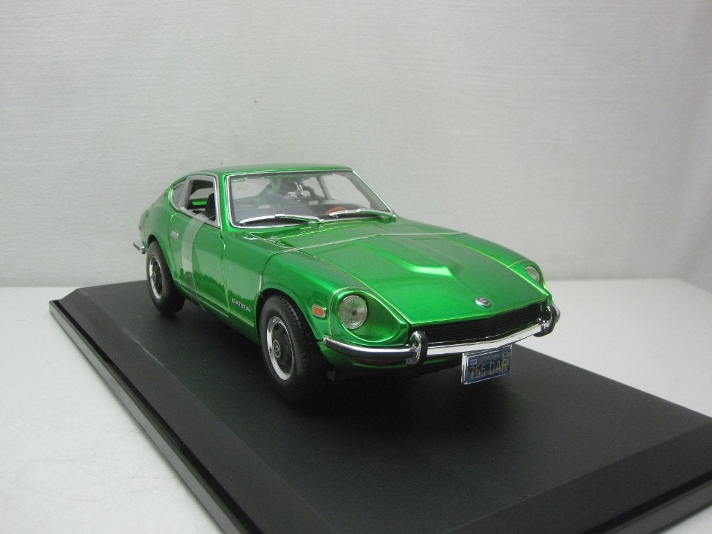 Datsun 240Z 1970 Glossy Green 1:18 Maisto, Ophalen of Verzenden, Nieuw, Auto, Maisto