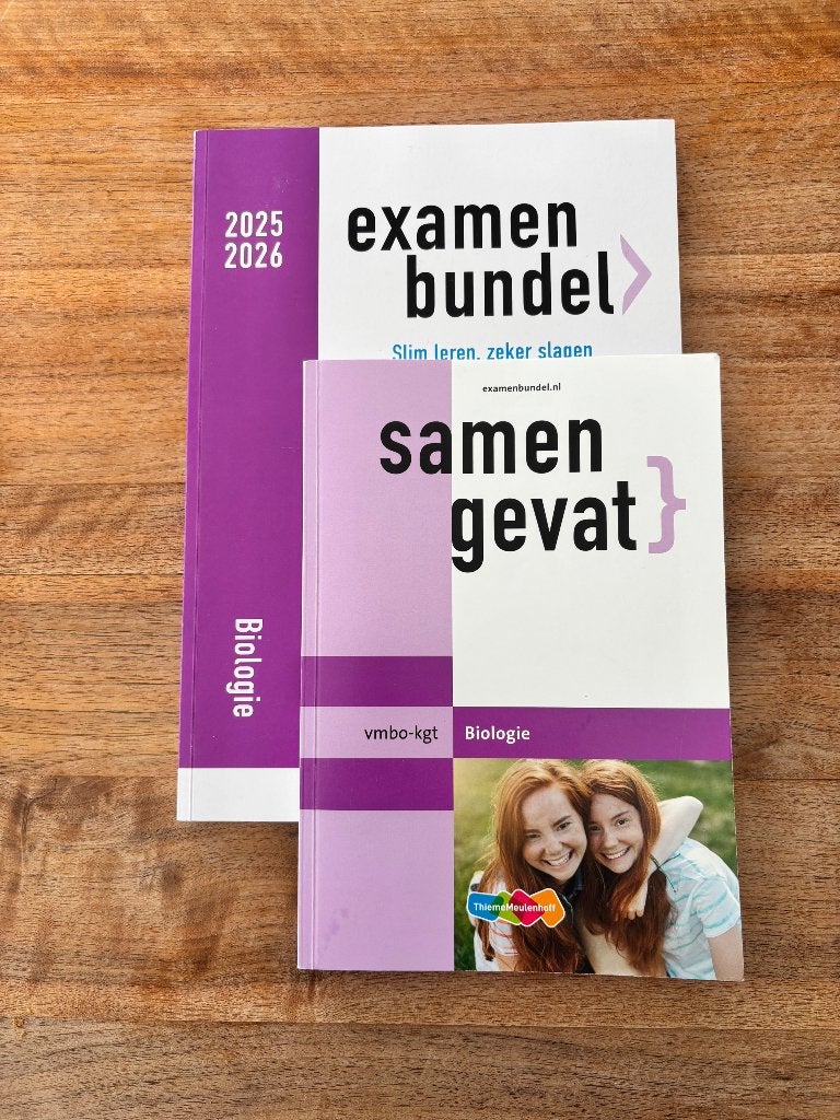 Examenbundel & Samengevat 2025-2026 vmbo-gt | mavo biologie, Boeken, VMBO, Biologie, ThiemeMeulenhoff, Ophalen of Verzenden