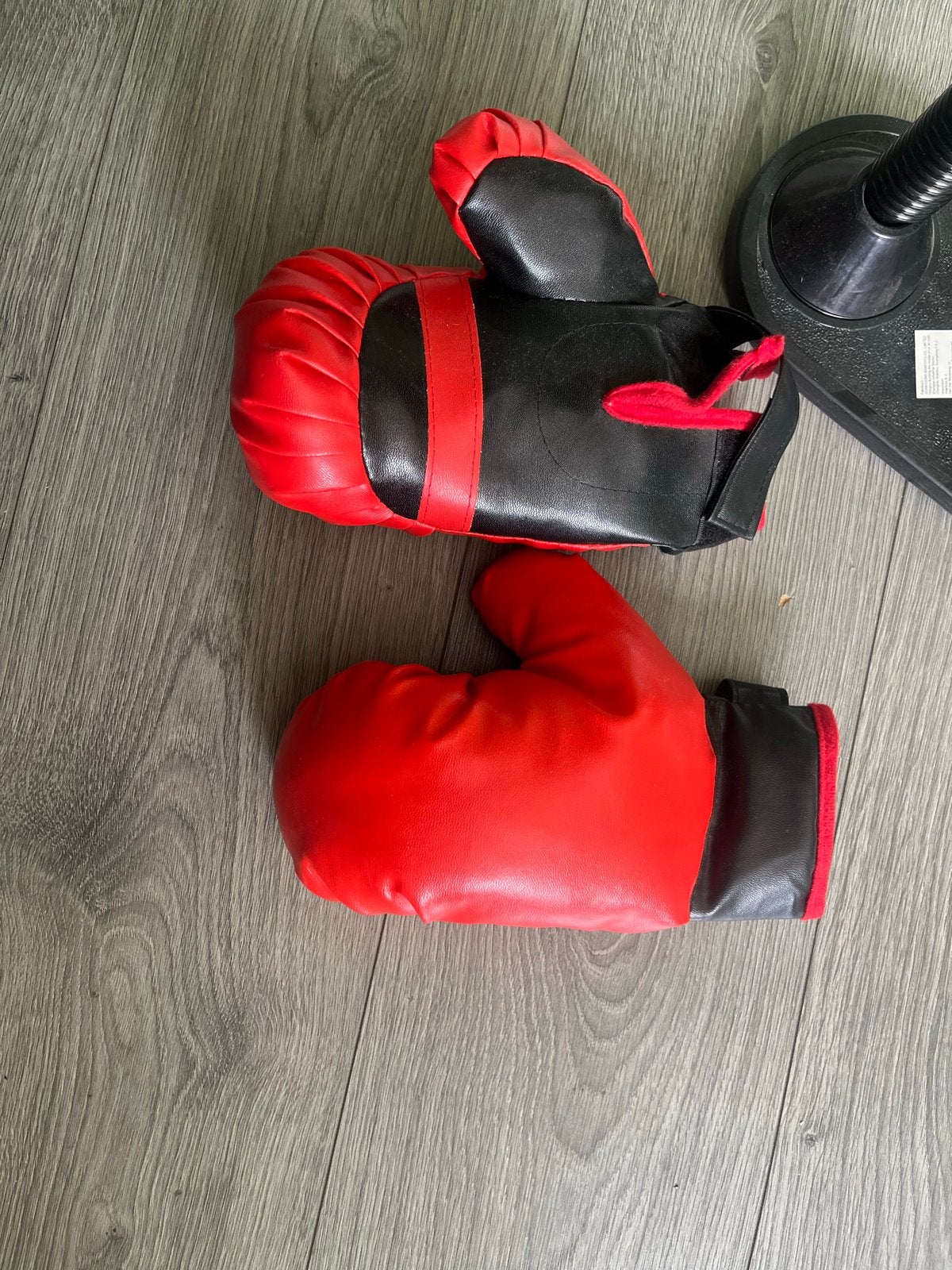 Boksset voor kinderen - Boksbal met handschoenen, Sport en Fitness, Boksen, Ophalen, Zo goed als nieuw, Boksbal
