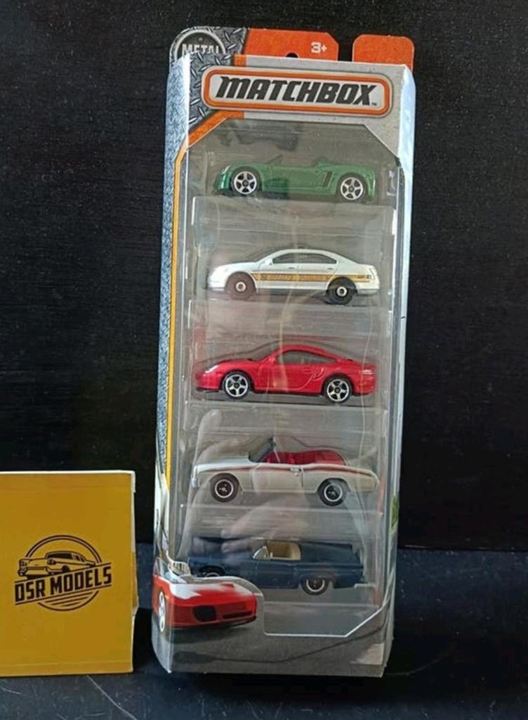 1:64 Matchbox 5 pack, Hobby en Vrije tijd, Modelauto's | Overige schalen, Nieuw, Auto, Ophalen of Verzenden