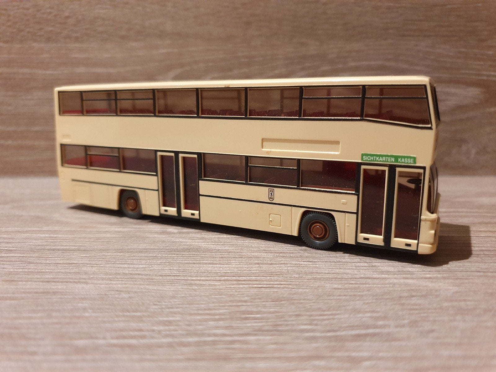 Wiking MAN Berliner Dubbeldekker lijn 148 bus 1:87, Ophalen of Verzenden, Gebruikt, Bus of Vrachtwagen, Wiking