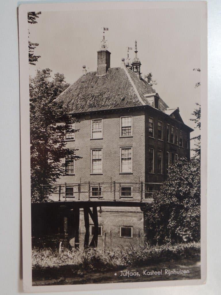 Jutfaas Jutphaas  Kasteel Rijnhuizen, Verzamelen, Verzenden, 1940 tot 1960, Gelopen, Utrecht