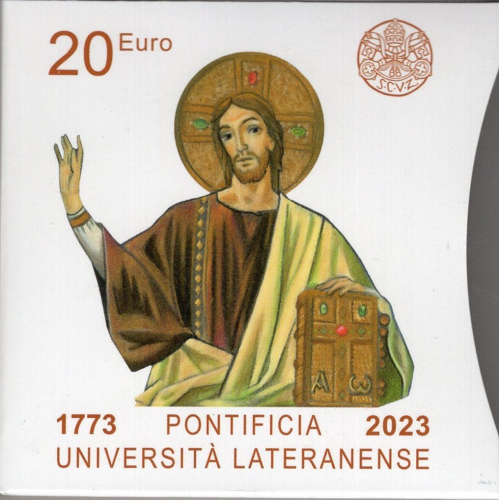 20 Euro Vaticaan 2023 - Universiteit van Lateranese - PROOF, Ophalen of Verzenden, Vaticaanstad, Overige waardes, Losse munt