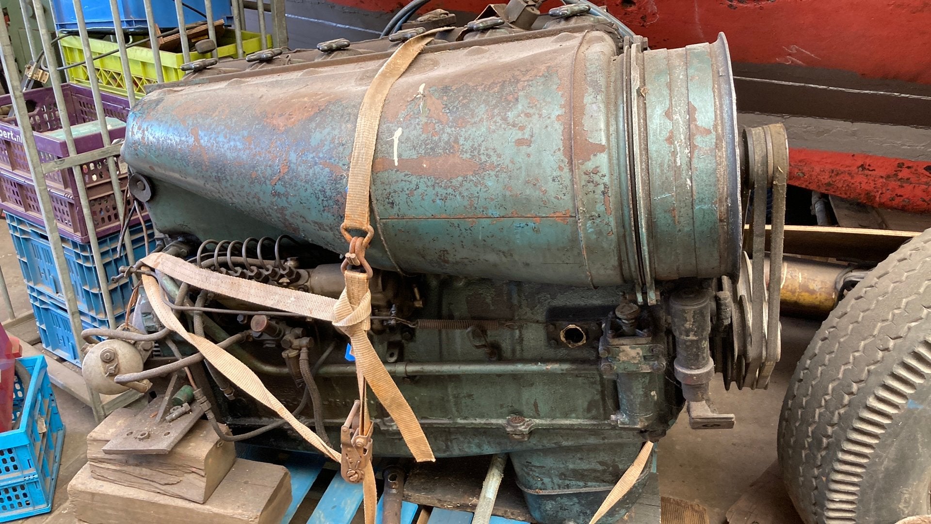 6 cylinder deutz voor onderdelen, Ophalen, Gebruikt, Overige merken, Motor en Toebehoren