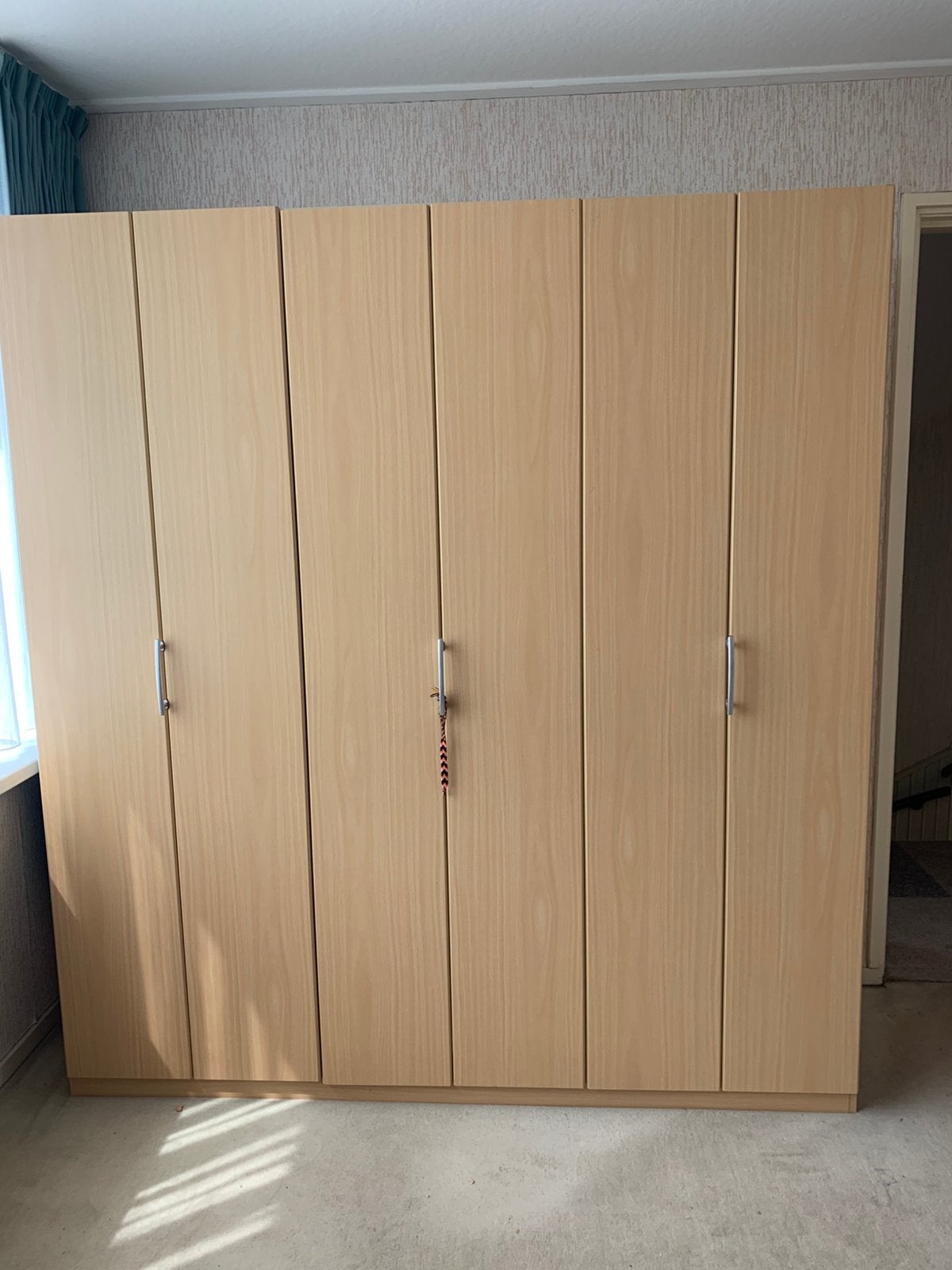 Hang- legkledingkast 180x55x196cm, Ophalen, Overige materialen, 150 tot 200 cm, Zo goed als nieuw