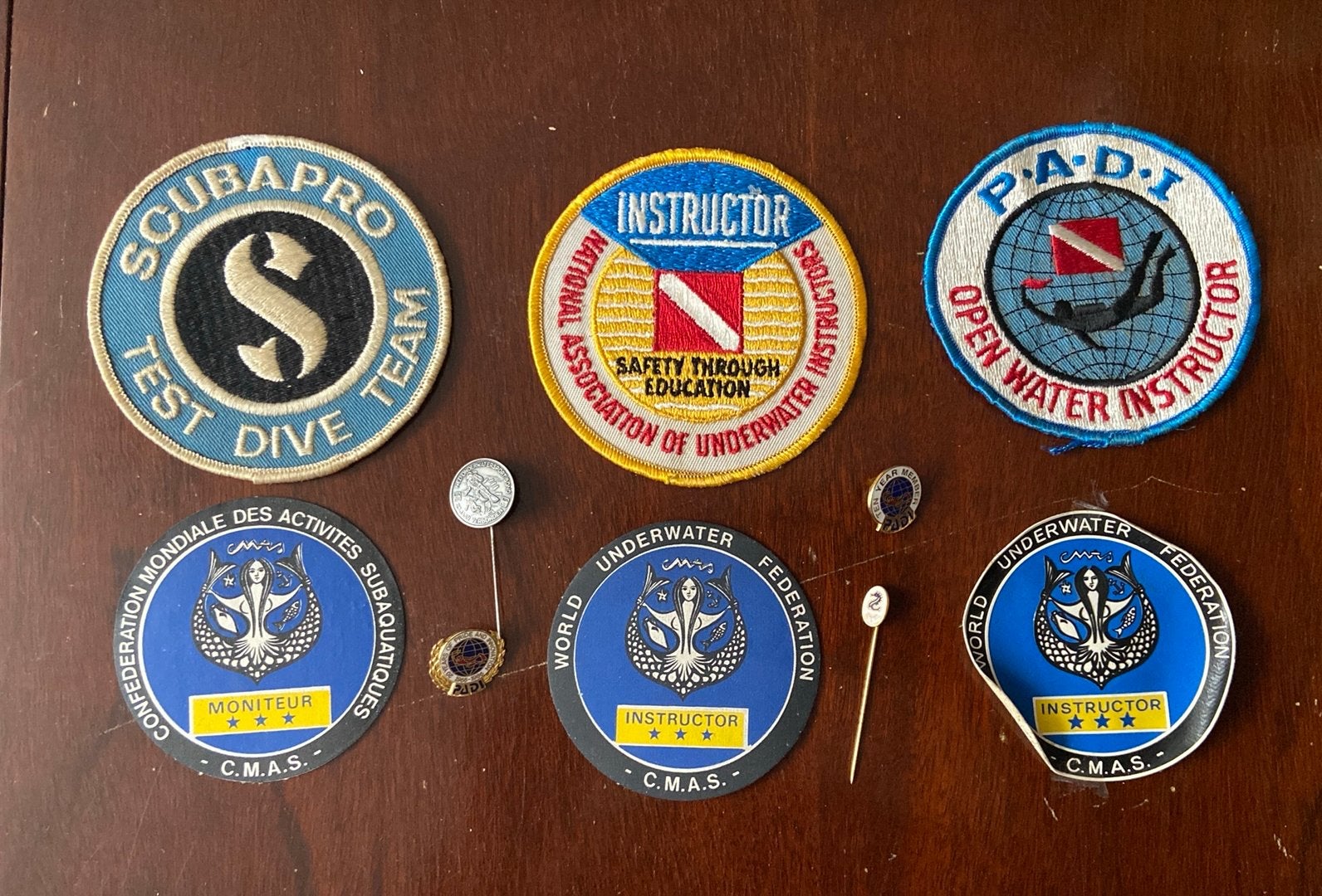 duik emblemen en badges Scubapro - PADI, Ophalen of Verzenden