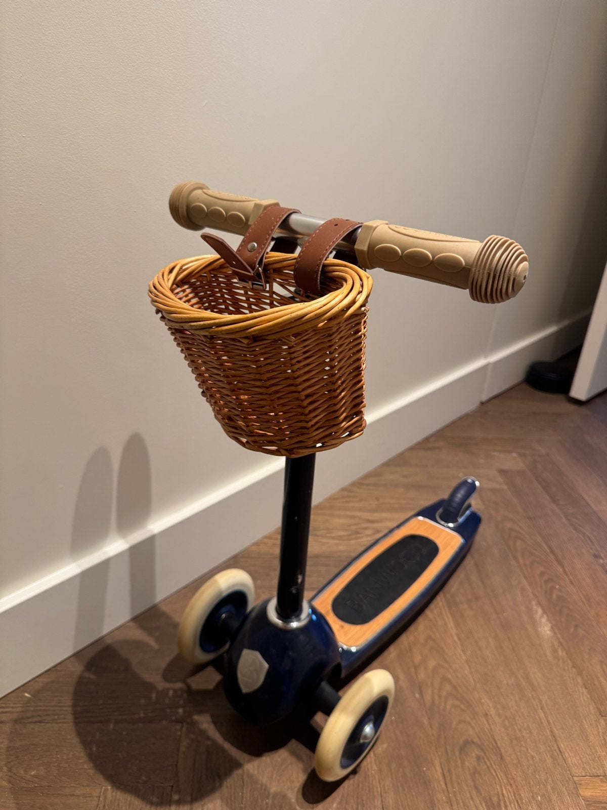 Banwood Step Blauw met Mandje - Gebruikt, Ophalen, Gebruikt, Gewone step