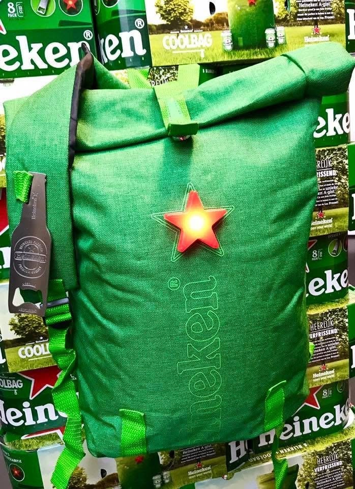 Heineken cool bag tas coolbag collector zie foto’s, Verzamelen, Biermerken, Ophalen of Verzenden, Nieuw, Overige typen, Heineken