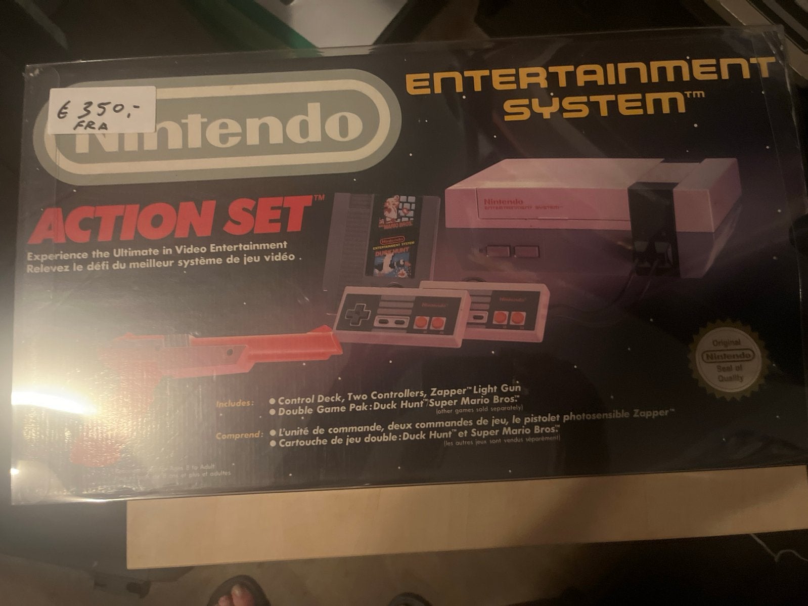 Nintendo nes ,Action Set FR uitvoering, Spelcomputers en Games, Spelcomputers | Nintendo NES, Nieuw, Met 2 controllers, Met games
