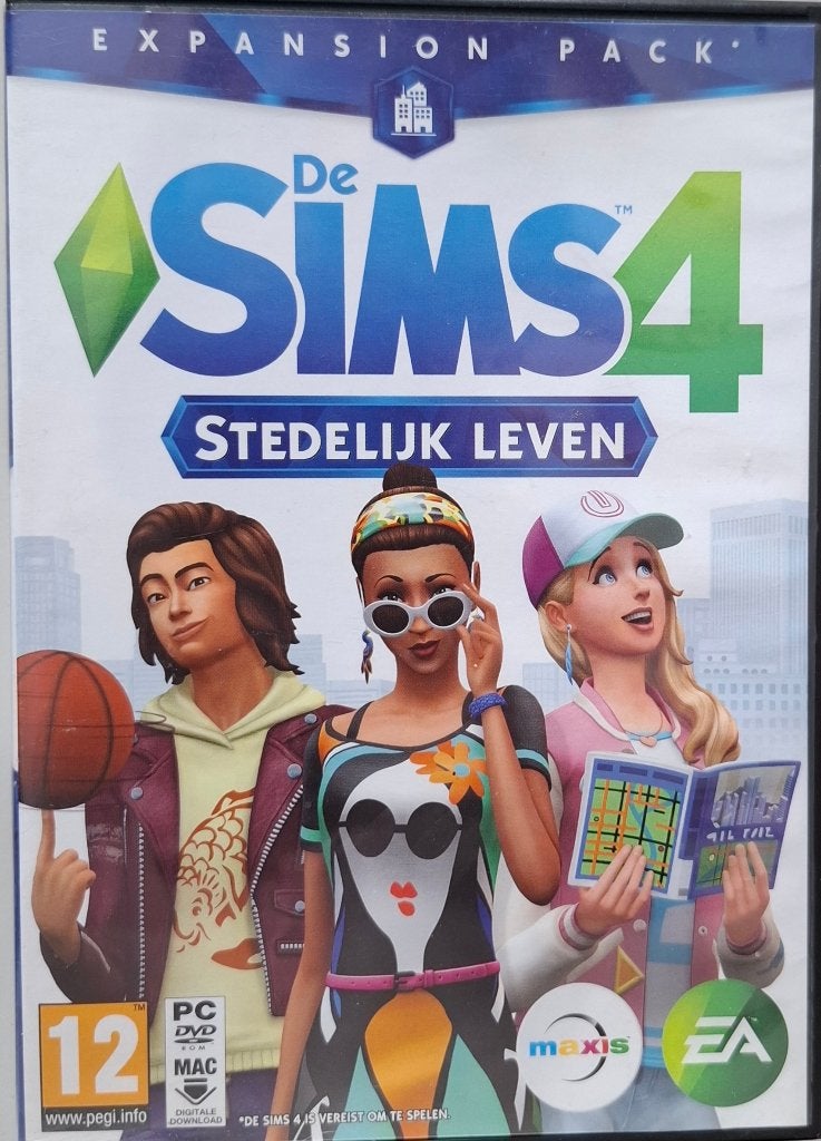De Sims 4: Stedelijk Leven (PC/MAC) - Krasvrij, Online, O, O, 1 speler
