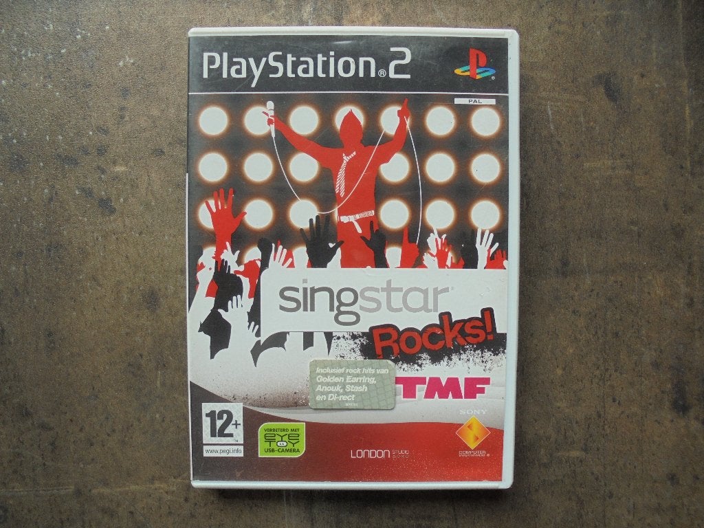 SingStar Rocks TMF voor PS2 (zie foto's), Muziek, Gebruikt, Ophalen of Verzenden, 3 spelers of meer