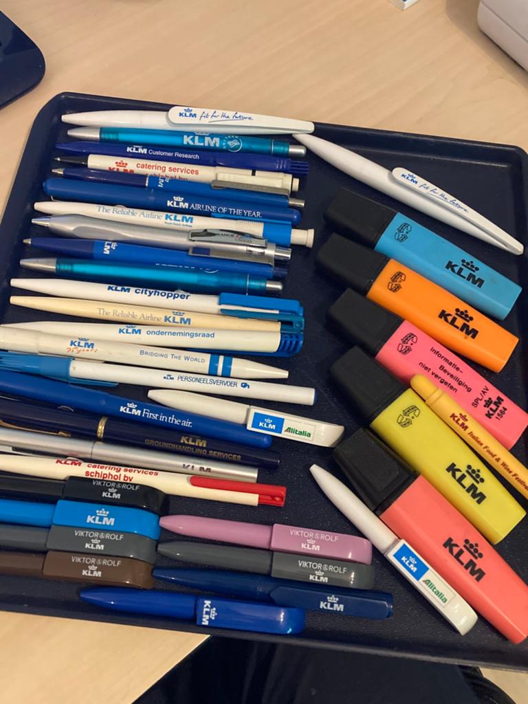 KLM Pennen en Markers, Verzamelen, Ophalen of Verzenden, Gebruikt, Overige typen