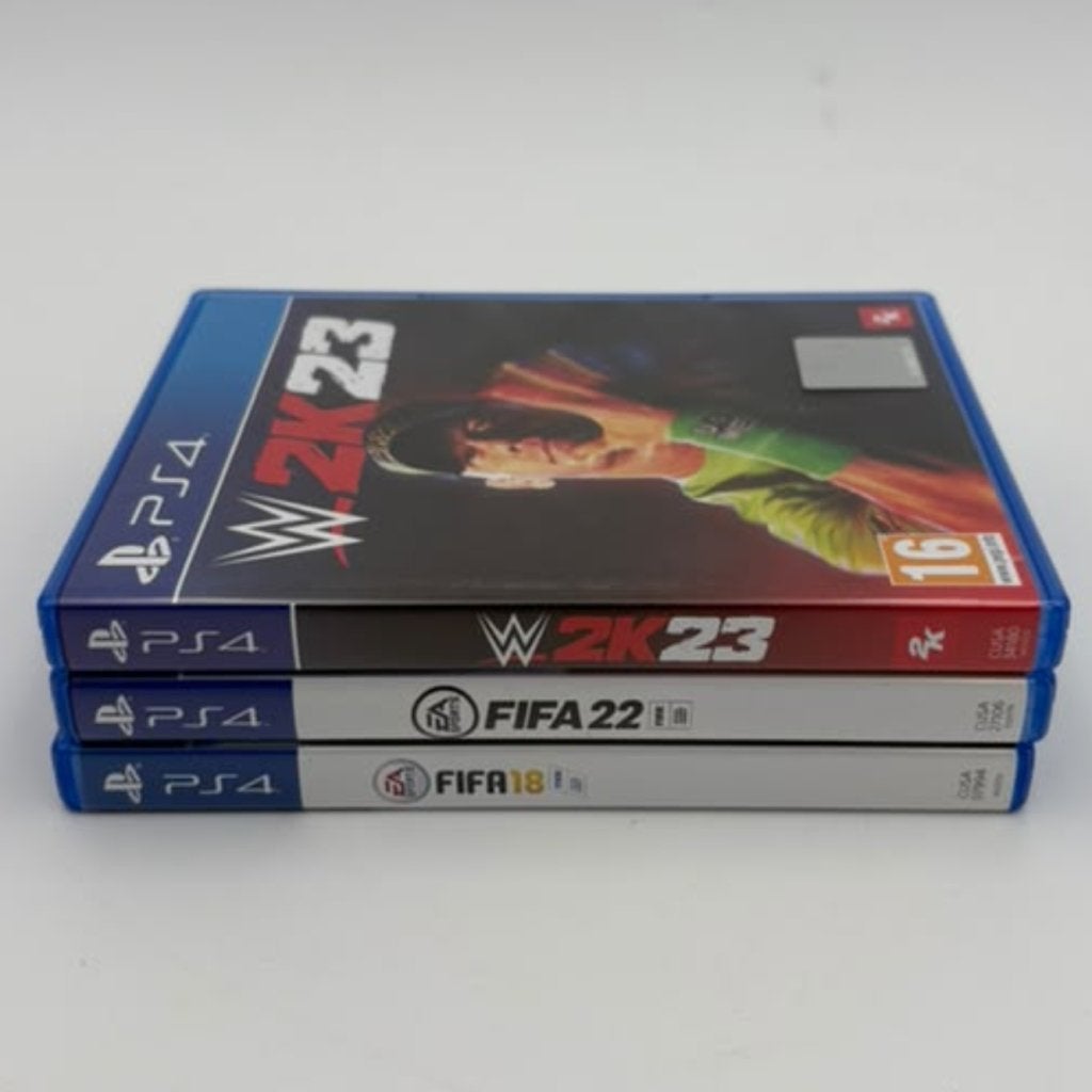 FIFA 18 FIFA 22 2K23 Per stuk beschikbaar Playstation 4 PS4, Sony, Zo goed als nieuw, Support@sony.com, 1-7-1 Konan, Minato-ku
Tokyo 108-0075
Japan