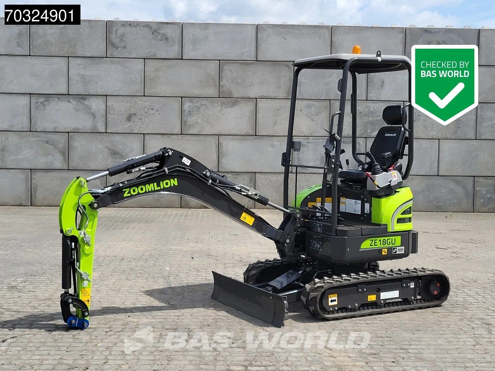 Zoomlion ZE18 GU KUBOTA ENGINE - CE CERTIFIED, Graafmachine
