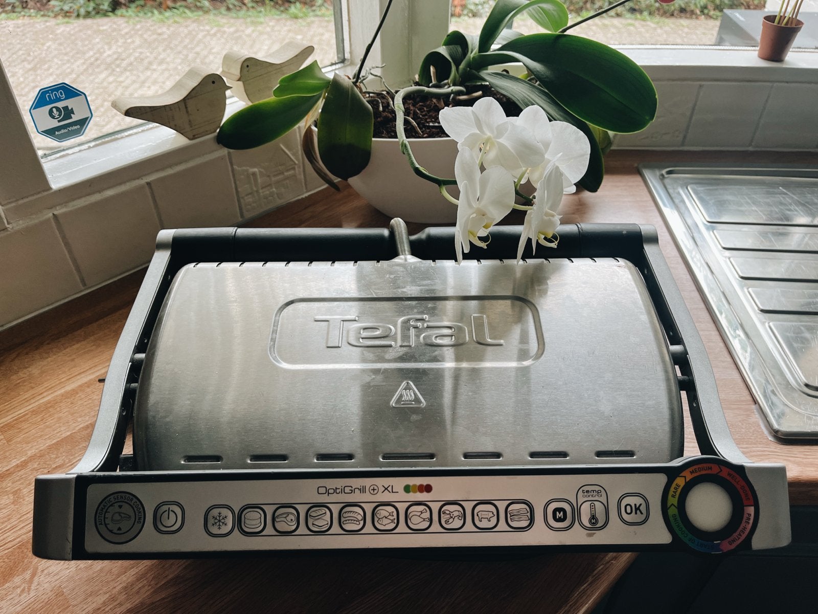 Tefal OptiGrill XL - Goede staat., Witgoed en Apparatuur, Grillplaten, Ophalen, Gebruikt, Tafelgrill