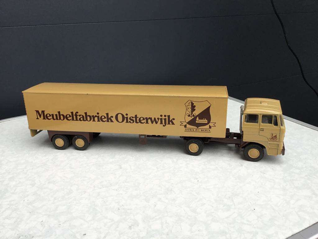 Lion Car Daf 2800  Meubelfabriek Oisterwijk, Ophalen of Verzenden, Zo goed als nieuw, Bus of Vrachtwagen, Lion Toys