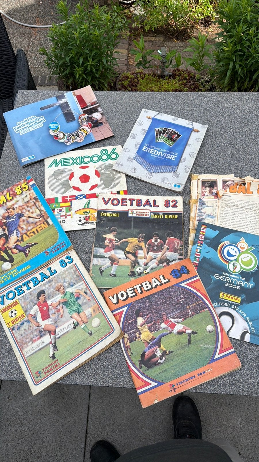 Panini Voetbalplaatjes Albums: Klassiekers & WK Edities, Ophalen of Verzenden, Gebruikt, Buitenlandse clubs, Poster, Plaatje of Sticker