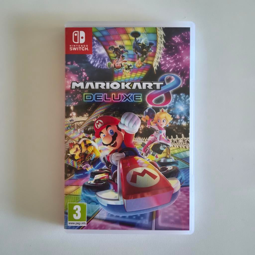 Mario Kart 8 Deluxe - Nintendo Switch (Frans Hoesje), Spelcomputers en Games, Games | Nintendo Switch, Racen en Vliegen, Ophalen of Verzenden
