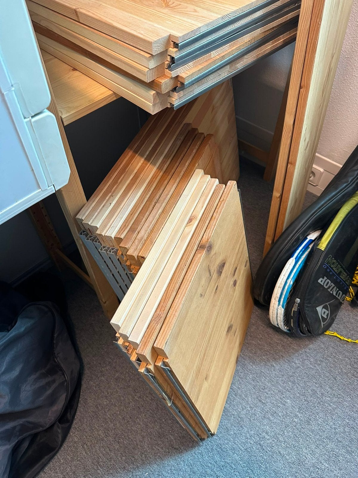 Houten planken  42 x 50 cm  IVAR, Ophalen, Gebruikt, 25 tot 50 mm, Grenen