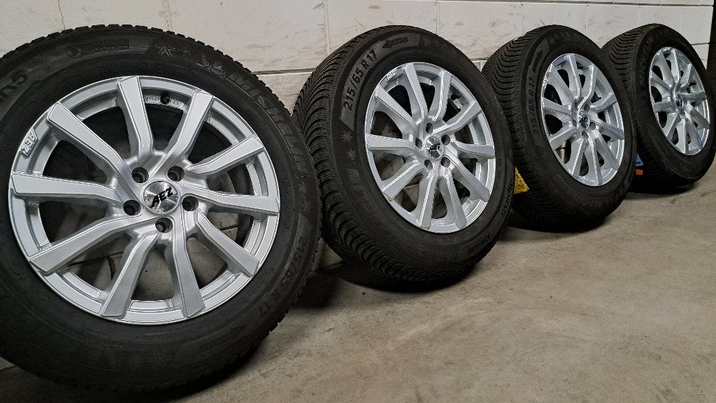 Lichtmetalen velgen Peugeot 3008 5008 C5 Aircross 215/65/17, Auto-onderdelen, Banden en Velgen, Banden en Velgen, 17 inch, Personenwagen