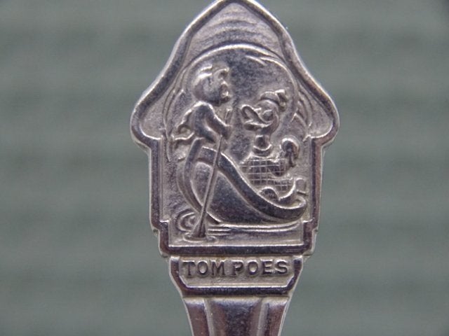 Sola Lepeltje: Tompoes Olivier B.  Bommel Kinderbestek, Antiek en Kunst, Ophalen of Verzenden