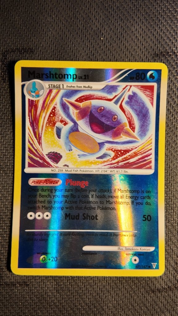 Marshtomp 67 Supreme Victors | Pokemon kaart, Ophalen, Zo goed als nieuw, Losse kaart, Foil