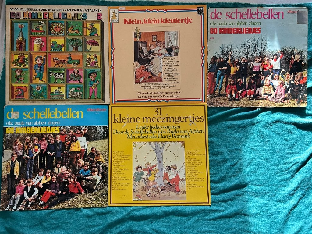 5 LP's Kinderkoor De Schellebellen (ook per stuk te koop), Cd's en Dvd's, LP, Gebruikt, Ophalen of Verzenden, 12 inch
