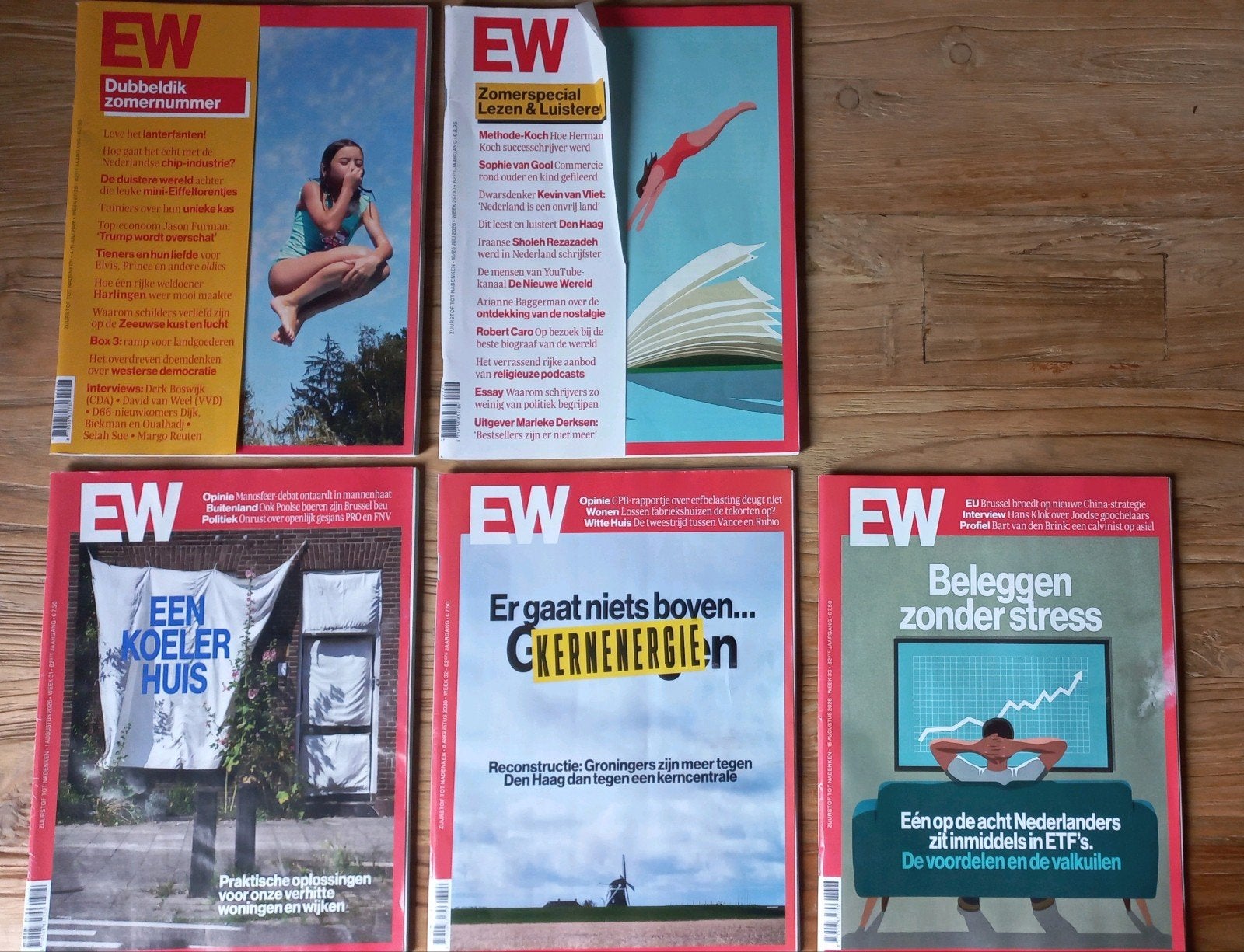 EW Magazine week 27 t/m 36 en verder incl. zomernummers, Boeken, Ophalen of Verzenden, Gelezen, Overige typen