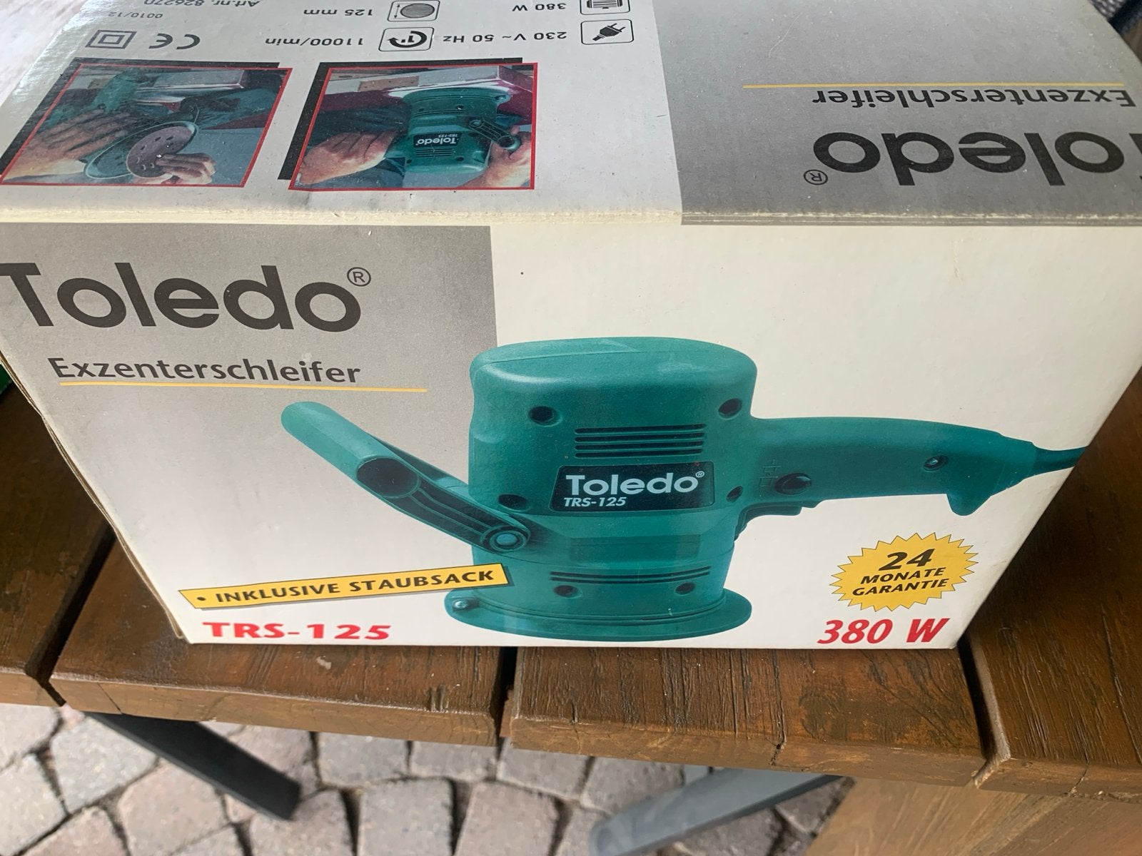 Toledo Excenterschuurmachine TRS-125 - 380W, Doe-het-zelf en Verbouw, Ophalen of Verzenden, Nieuw, Minder dan 600 watt, Excentrische schuurmachine