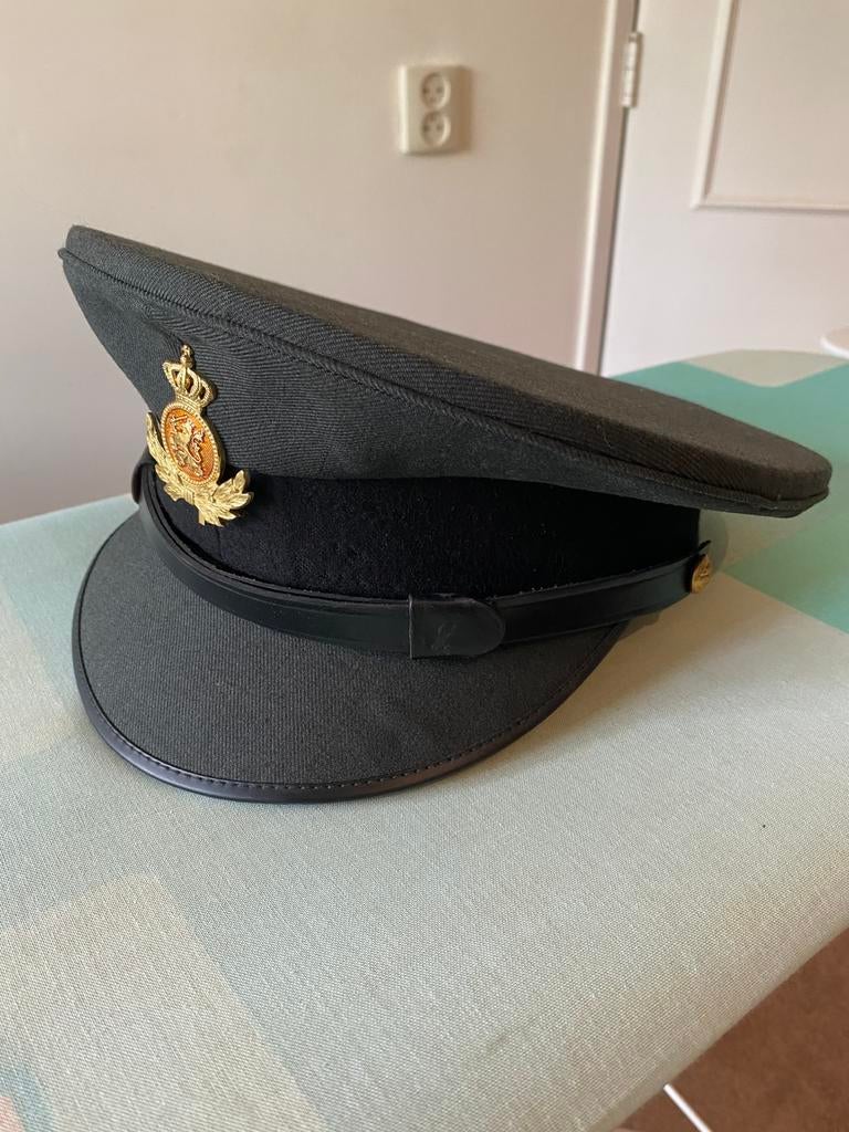Platte pet, DT, Koninklijke Landmacht mt 57, Verzamelen, Militaria | Algemeen, Verzenden, Landmacht, Nederland, Helm of Baret