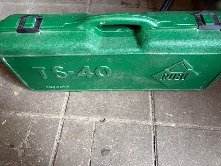 Rubi TS-40 Tegelsnijder in koffer, Ophalen, Gebruikt, Overige typen, Minder dan 5 m²
