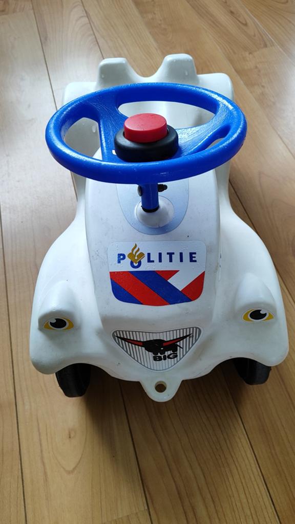 Big Bobby Car Politie Loopauto - Wit/Blauw, Ophalen, Gebruikt