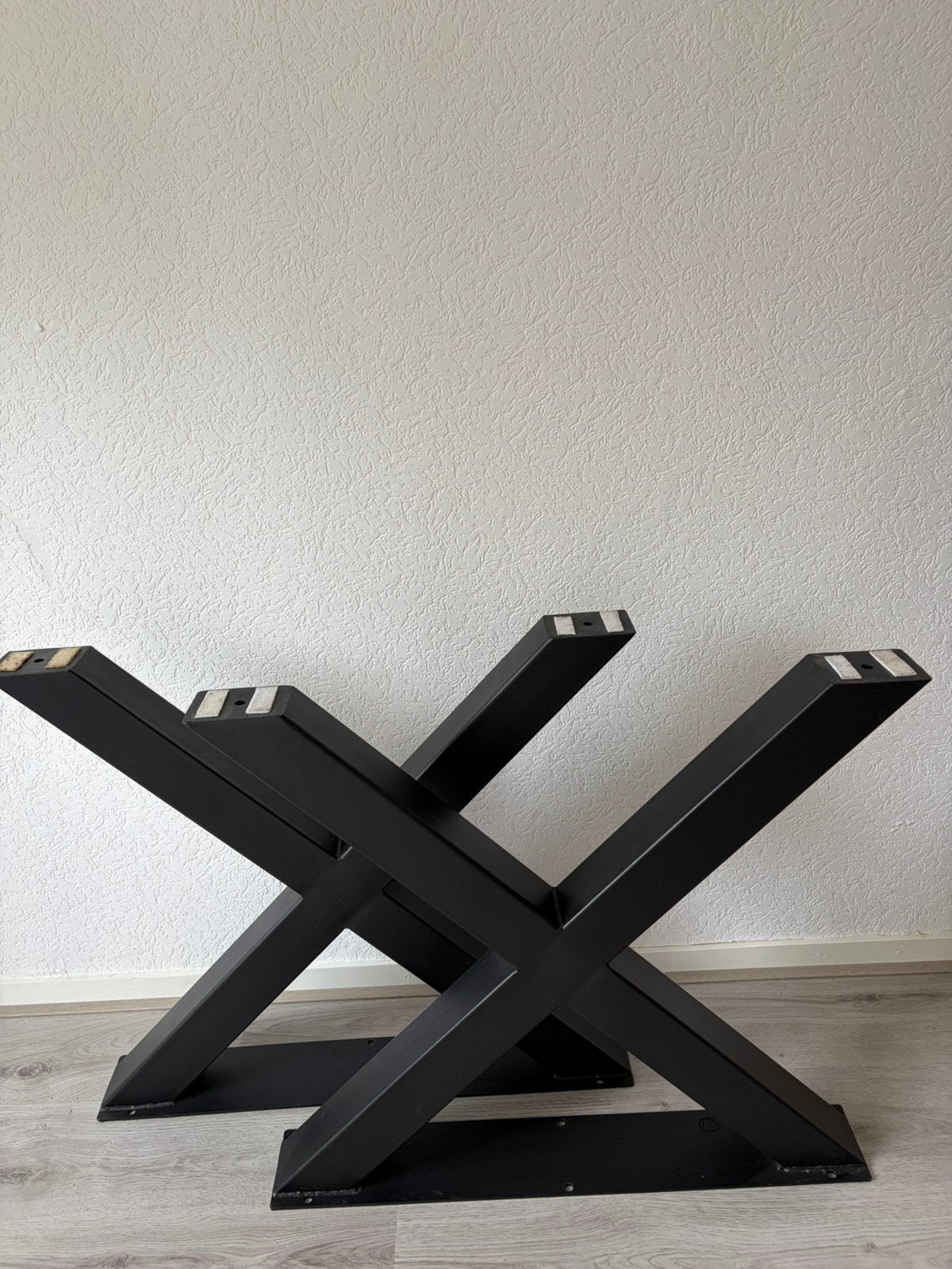 Metalen Tafelpoten, Huis en Inrichting, Ophalen, Zo goed als nieuw, Rechthoekig, 50 tot 100 cm