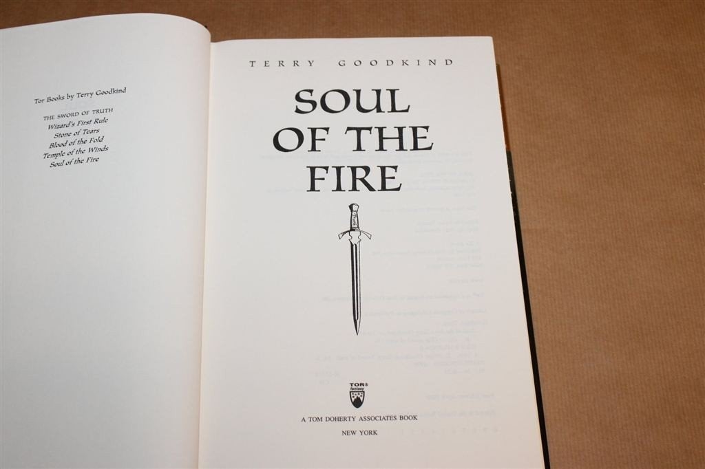 Soul of the Fire — Terry Goodkind, Sword of Truth 5, Ophalen of Verzenden, Zo goed als nieuw