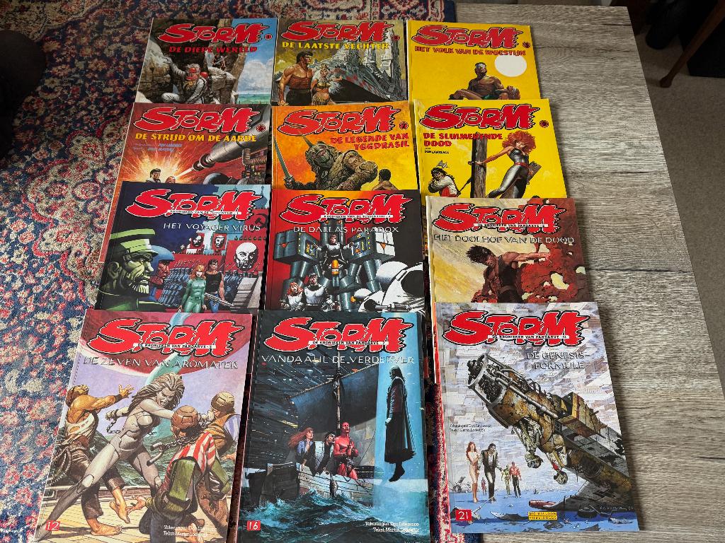 Storm. Don Lawrence. 12 Albums., Meerdere stripboeken, Ophalen of Verzenden, Zo goed als nieuw
