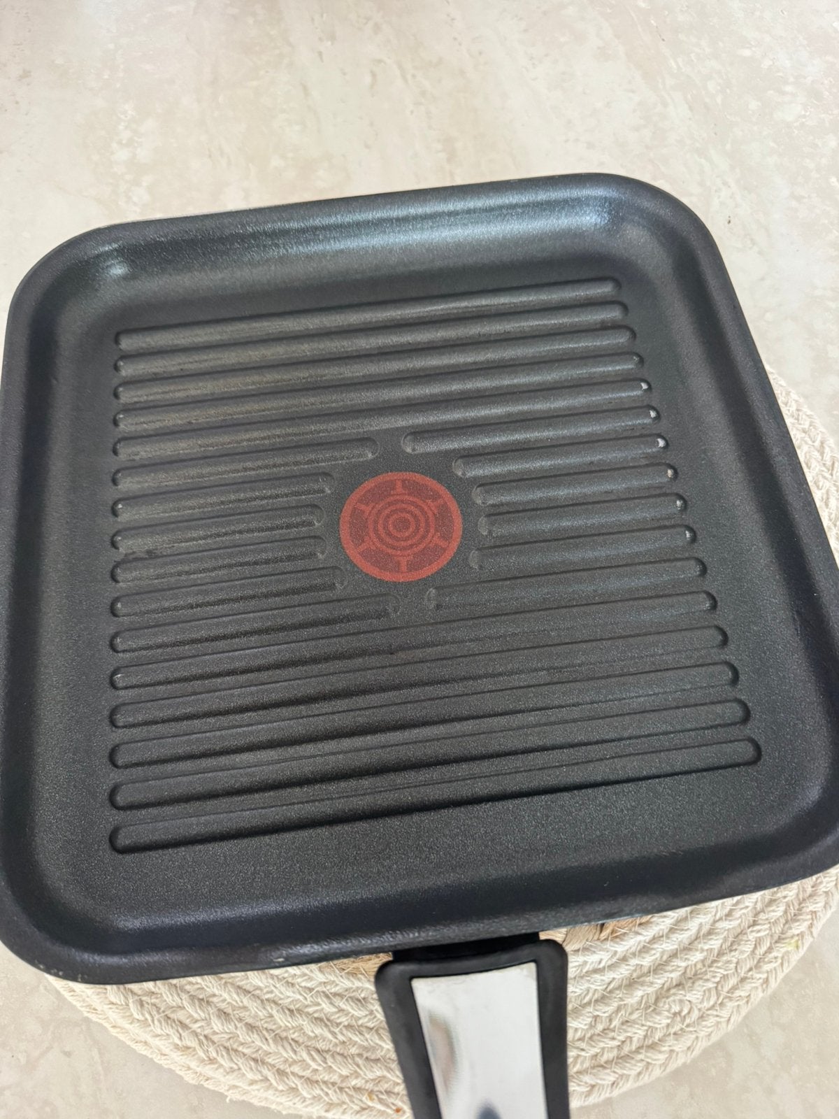 Tefal grillpan 26x26 cm, Ophalen of Verzenden, Zo goed als nieuw